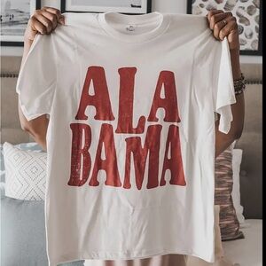 Alabama Red and White T-Shirt
